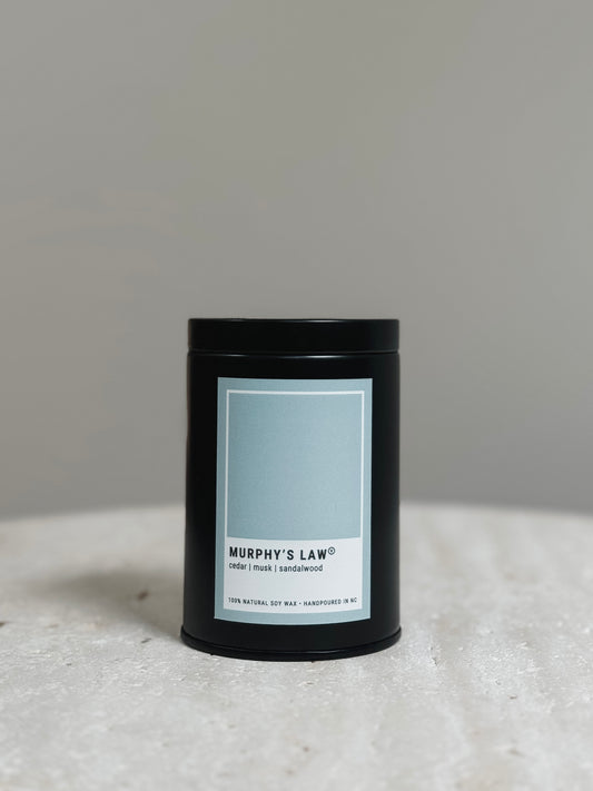 Gallery 7 oz Candle Tin | Murphy's Law