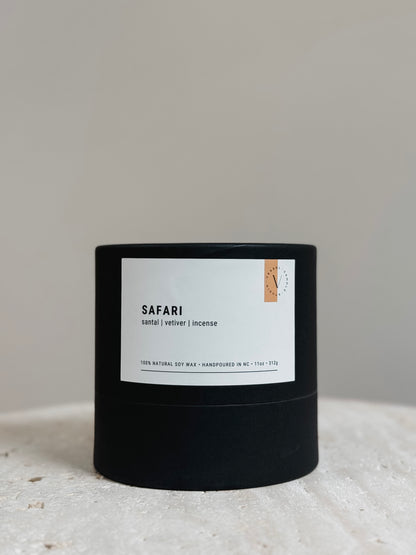 Library 11 oz Candle Jar | Safari