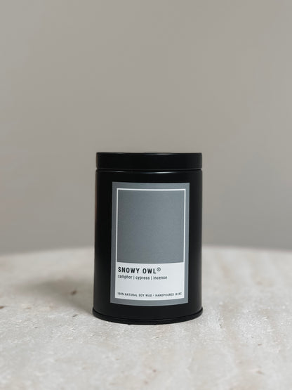 Gallery 7 oz Candle Tin | Snowy Owl